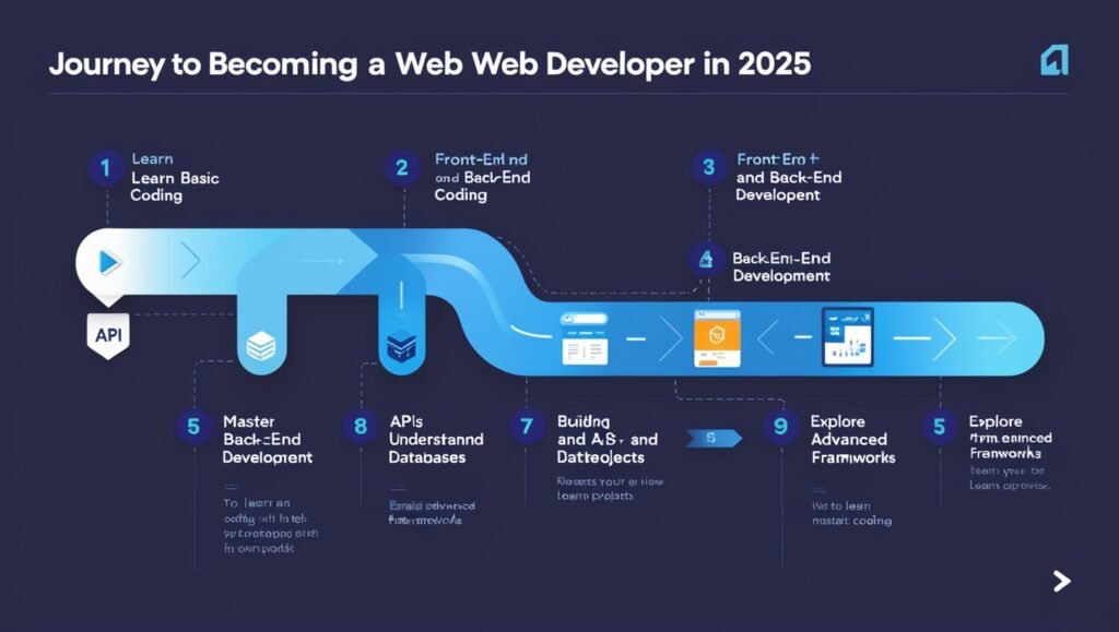 fastest way how to become a web developer in 2025