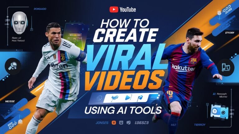 how to make viral Messi and Ronaldo videos using Ai