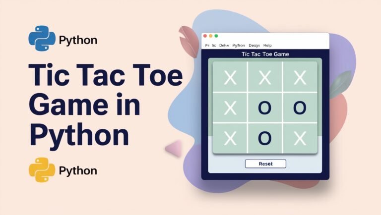 Tic Tac Toe game in Python